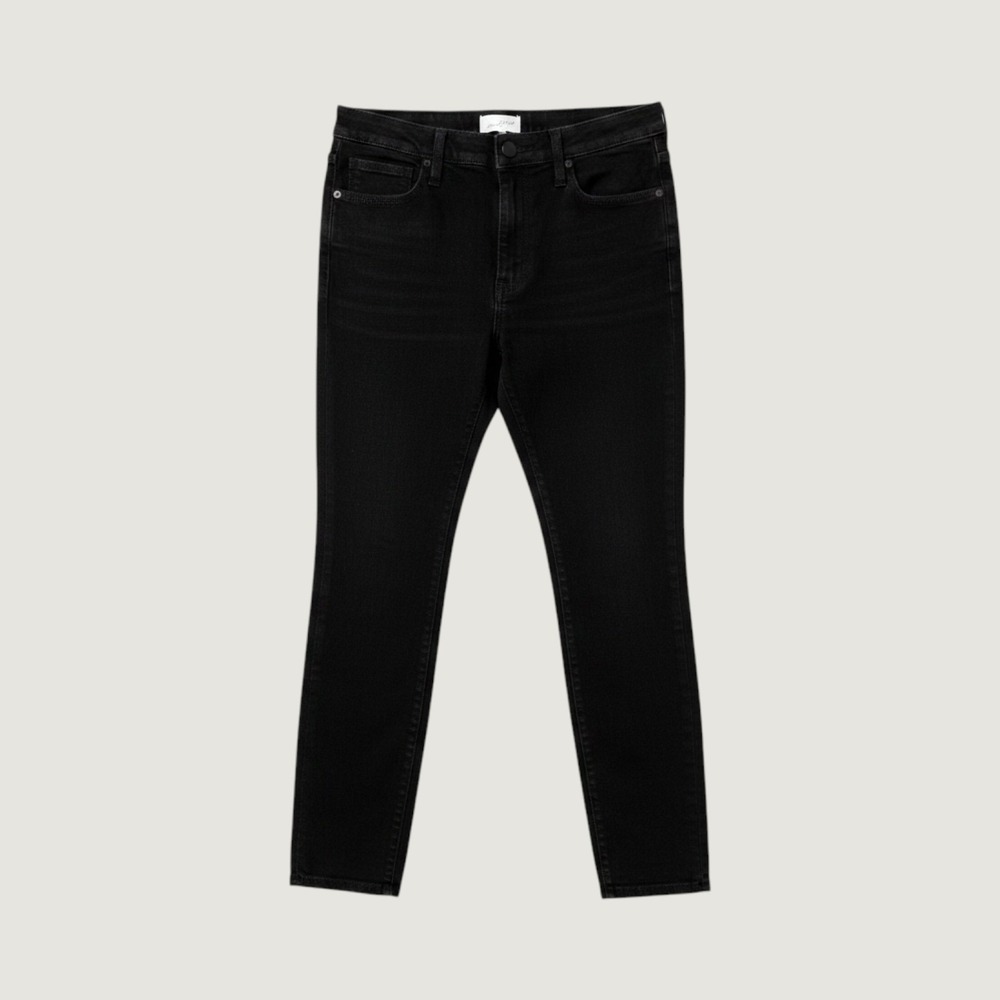 Universal Thread Womens High Rise Skinny Jeans Black Denim Size 12R Stretch